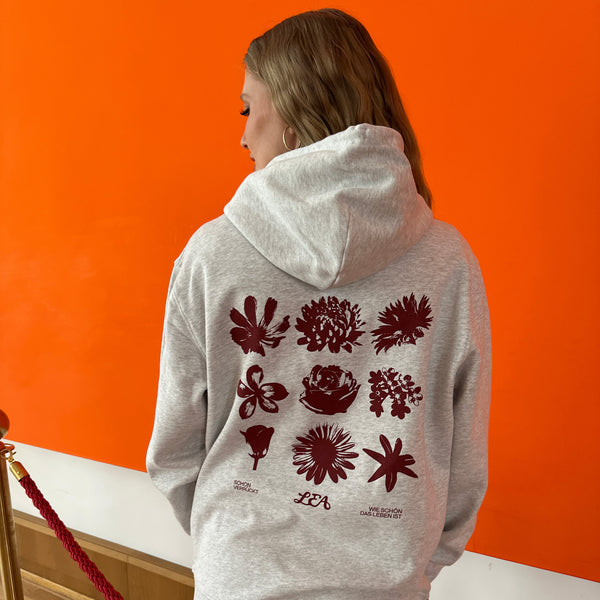 LEA Hoodie „Blumen“ - Unisex