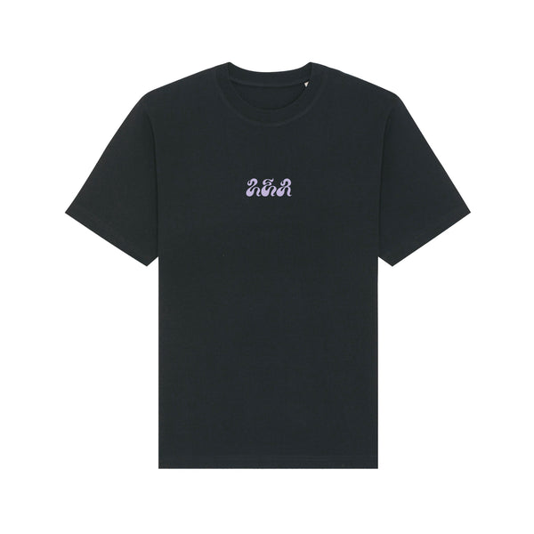 Blumen T-Shirt Unisex - Schwarz