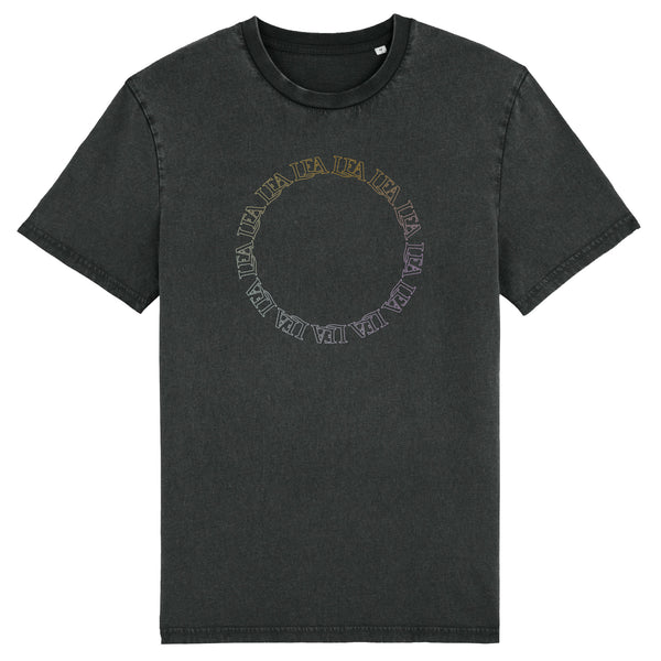 LEA Logo - T-Shirt schwarz - verblichene Optik (unisex)