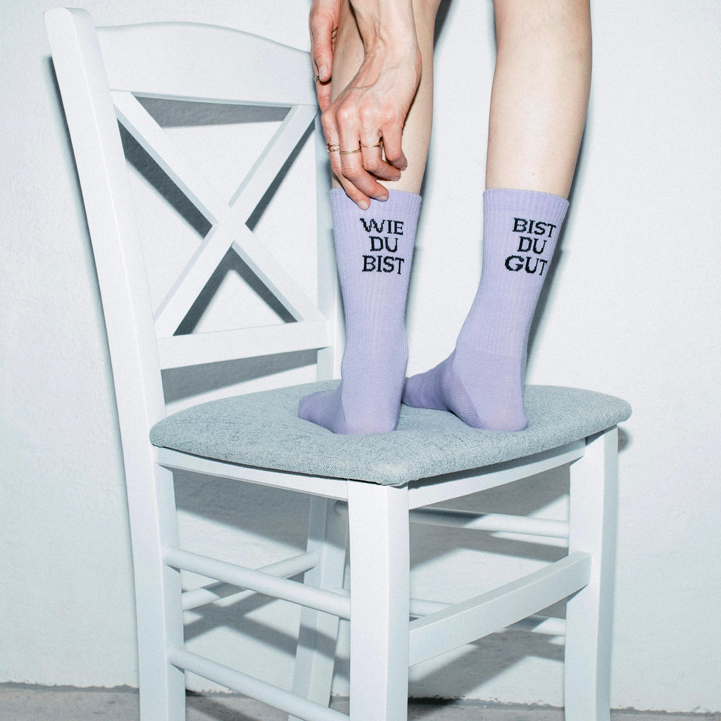 Socken - LEA - Flieder